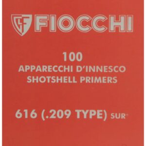 Fiocchi Primers #209 Shotshell Box of 1000 (10 Trays of 100)
