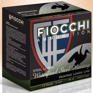 Fiocchi Speed Steel Ammunition 12 Gauge 3" 1-1/8 oz #4 Non-Toxic Steel Shot
