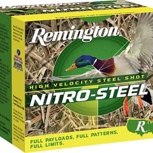 Remington Nitro-Steel High Velocity Ammunition 12 Gauge Non-Toxic Plated Steel Shot