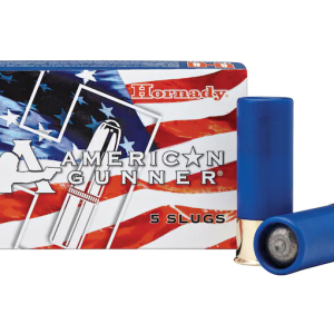 Hornady American Gunner Ammunition 12 Gauge 2-3/4" Reduced Recoil 1 oz Rifled Slug Box of 5