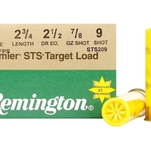 Remington Premier STS Target Ammunition 20 Gauge 2-3/4" 7/8 oz #9 Shot Box of 25