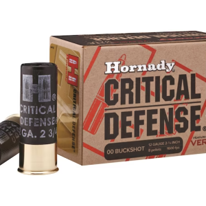 Hornady Critical Defense Ammunition 12 Gauge 2-3/4" 00 Buckshot Box of 10