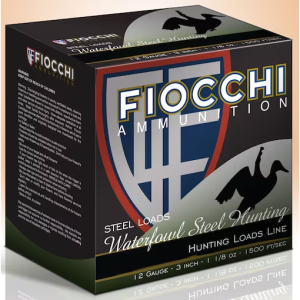 Fiocchi Speed Steel Ammunition 12 Gauge 3" 1-1/8 oz #3 Non-Toxic Steel Shot Box of 25