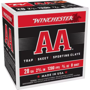 Winchester AA Target Ammunition 28 Gauge 2-3/4" 3/4 oz