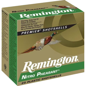 Remington Nitro Pheasant Ammunition 12 Gauge 2-3/4" Copper Plated Shot