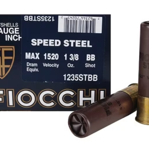 Fiocchi Speed Steel Ammunition 12 Gauge 3-1/2" 1-3/8 oz BB Non-Toxic Steel Shot
