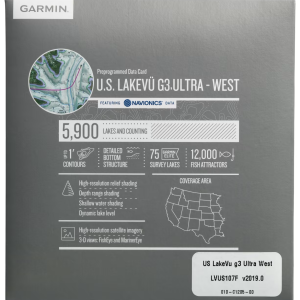 Garmin LakeVu G3 Ultra Maps Data Card